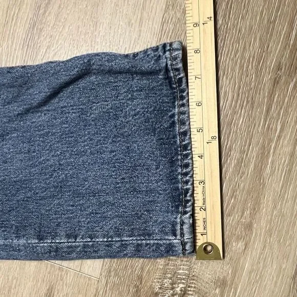 Levis 501 Mens 36x30 Light Wash Button Fly Straight Leg Denim Jeans